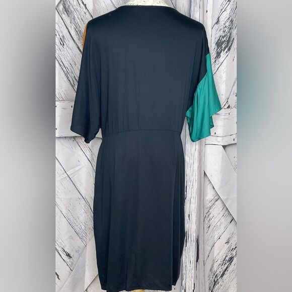 Anthropologie Let Me Be Color Block Dress Large - Picture 7 of 11